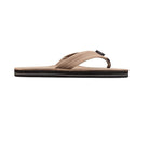 Rainbow Luxury Leather Single Layer Mens Sandal Stone Grey L