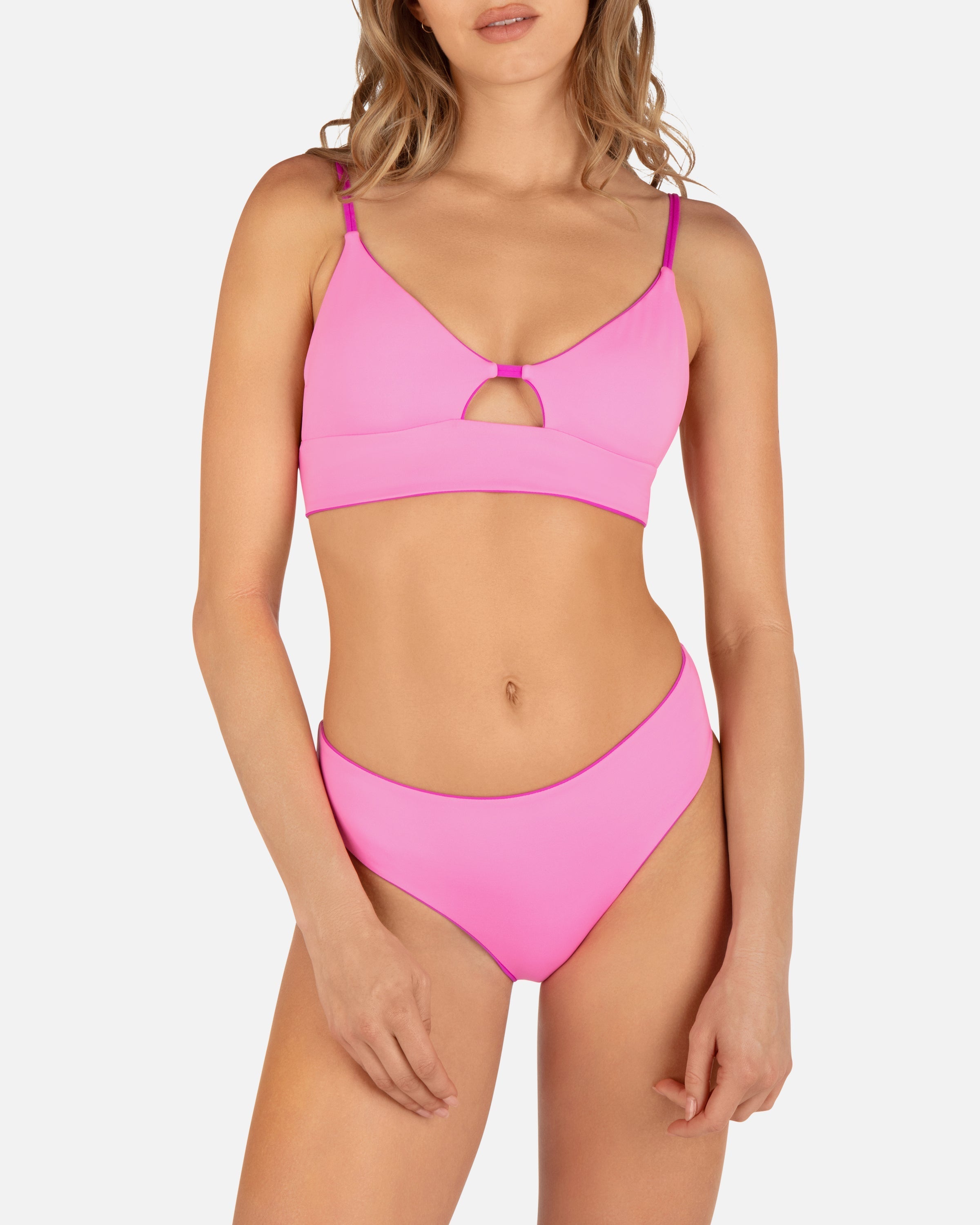 Hurley Solid Reversible Full Bikini Bottom
