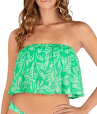 Hurley Marina Strapless Cover Up Tank Jade L