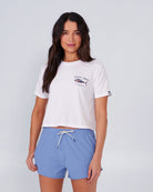 Salty Crew Big Blue Cropped SS Tee White S