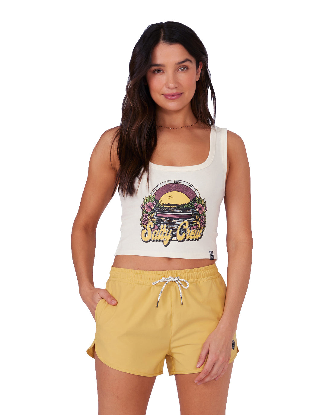 Salty Crew On Vacation Tank Bone XS