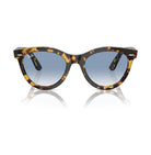 Ray-Ban Wayfarer Way Sunglasses YellowHavana ClearGradientBlue