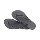 Havaianas Slim Glitter 3 Womens Sandal 3508-Grey-Graphite 7