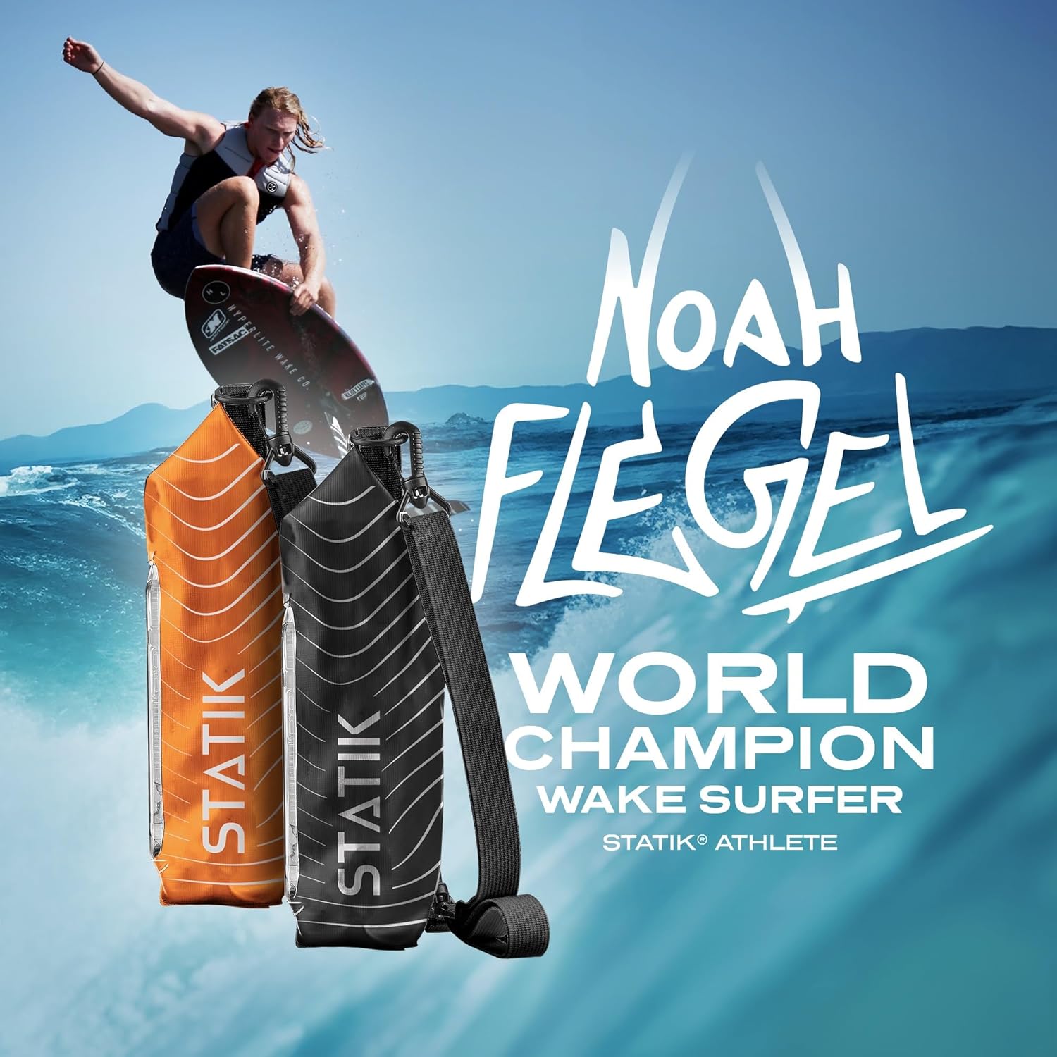Statik MarCase Waterproof Bag Orange-Noah Flegel Line 2L
