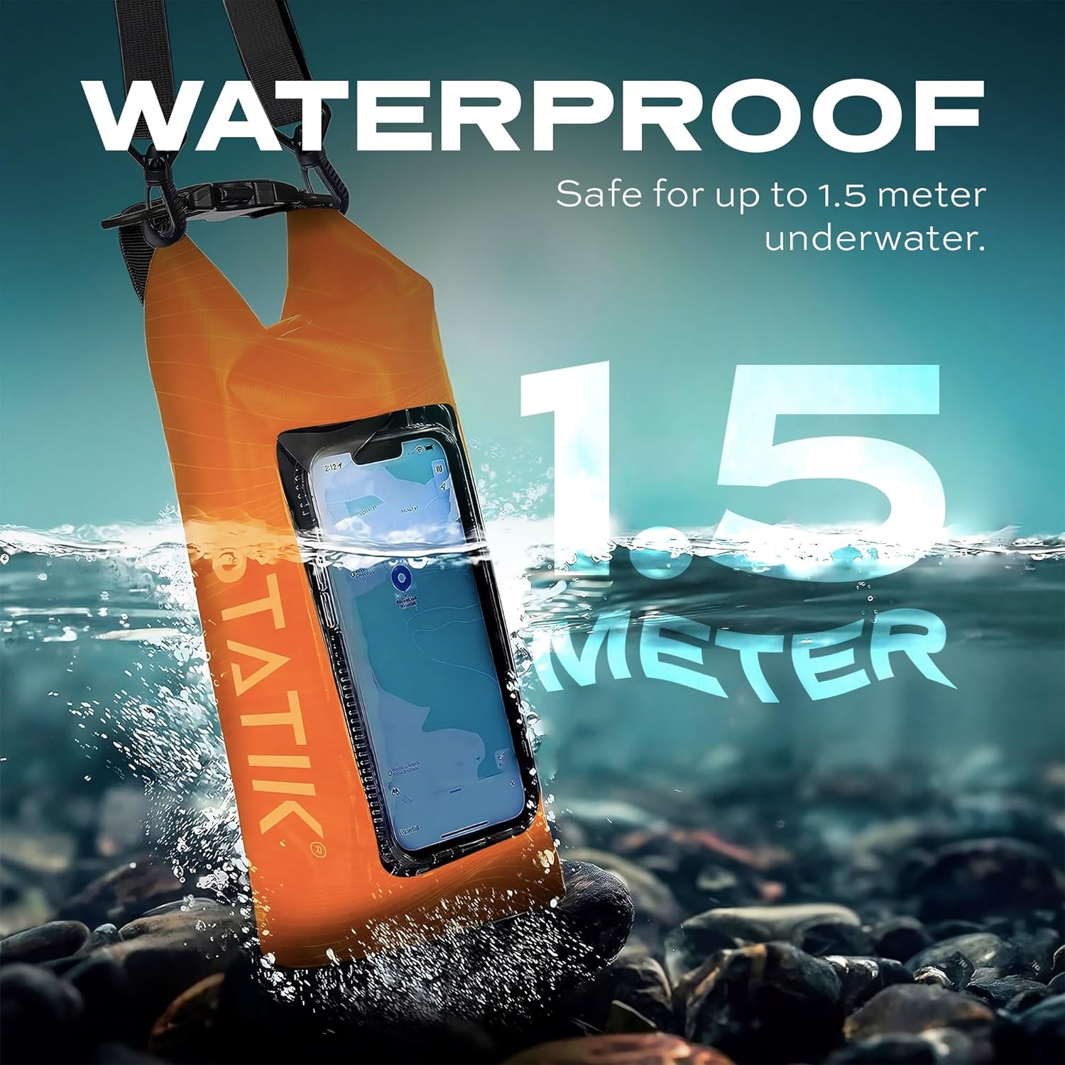 Statik MarCase Waterproof Bag Orange-Noah Flegel Line 2L