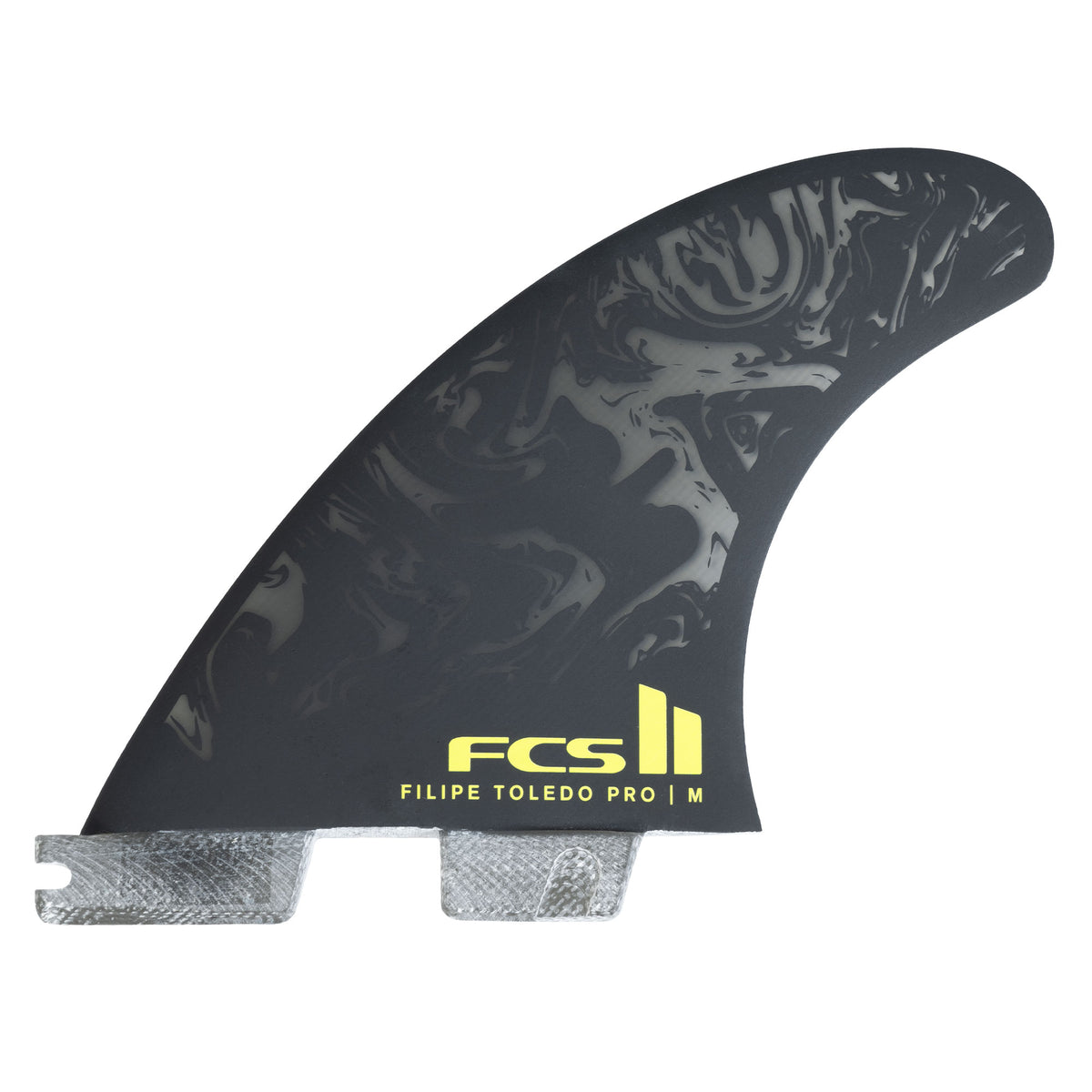FCS 2 FT PG Tri-Fin Set Black-Acid M