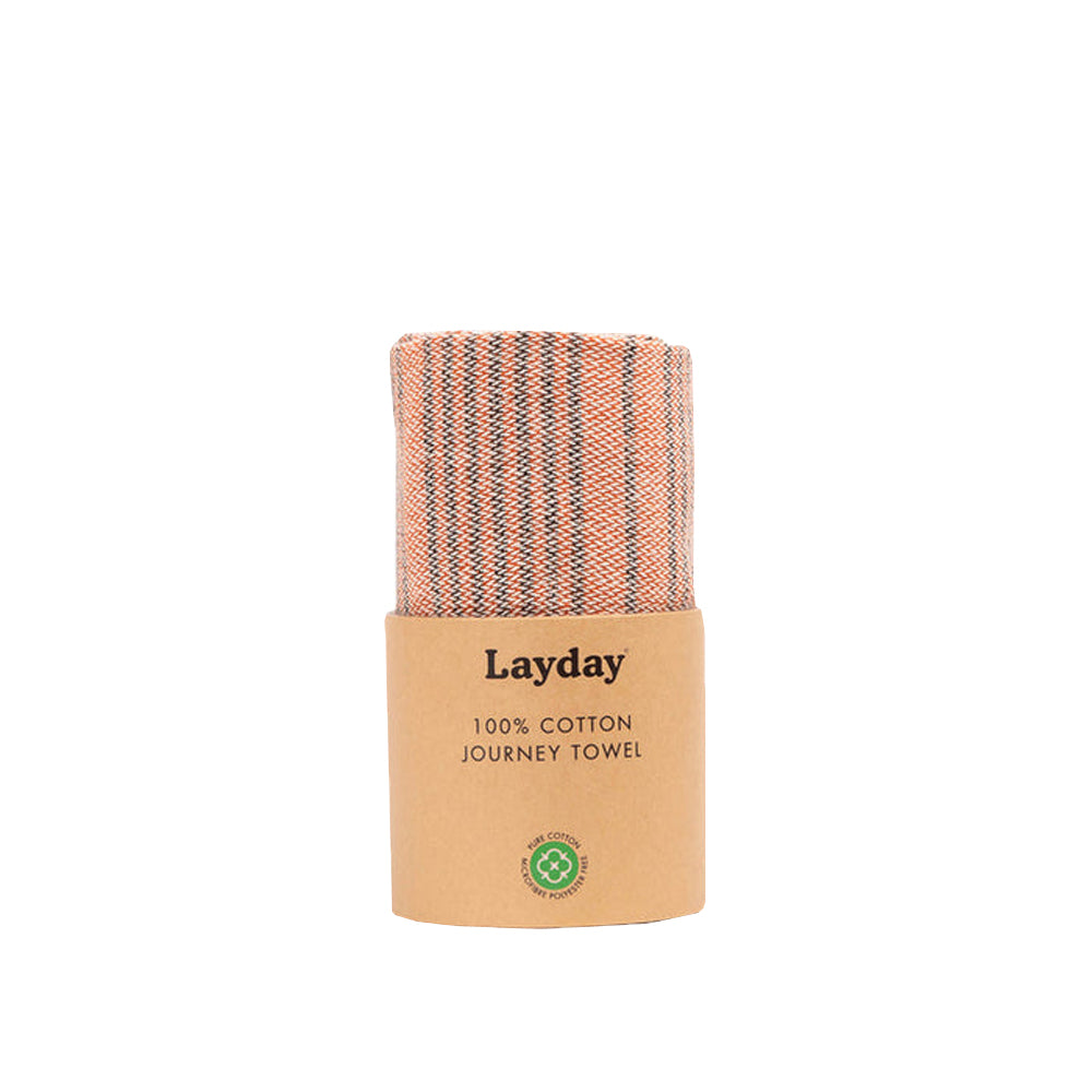 Layday Charter Towel Rust Single