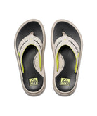 Reef Cruiser Mens Sandal Grey-Lime 10