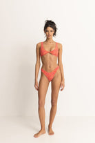 Rhythm Adia Paisley Reversible Twist Bikini Top  ORA L