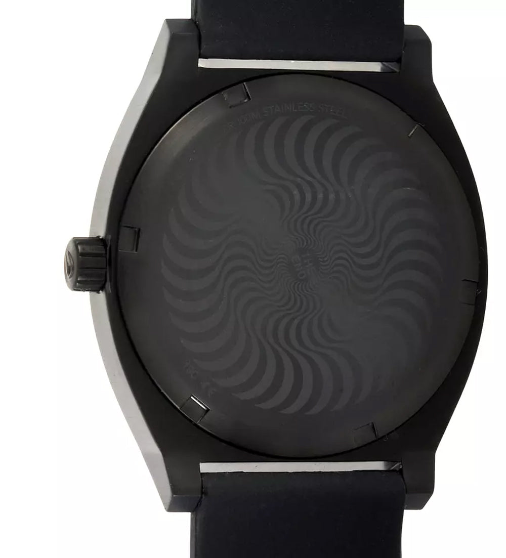 腕時計 NIXON TIME TELLER DELUXE Time Teller Watch | Green Sunray | Unisex Silver Watch with Green