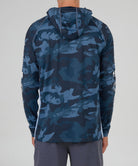 Salty Crew Palomar Perforated Hood BlueCamo S