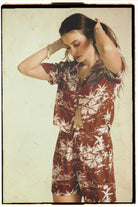 Brixton Riviera Short  Sepia L