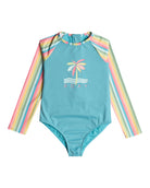Roxy Rainbow Stripe Onesie Girls Bikini  BJM3 2