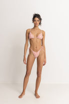 Rhythm Islander Floral Tie Side High Cut Bikini Bottom COR L