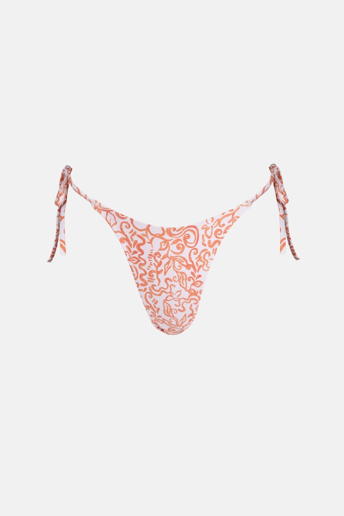 Rhythm Islander Floral Tie Side High Cut Bikini Bottom COR L