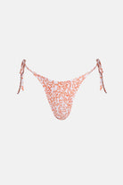 Rhythm Islander Floral Tie Side High Cut Bikini Bottom COR L