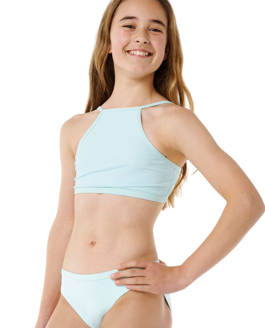 Rip Curl Premium Rib Bikini Girls  MidBlue 8