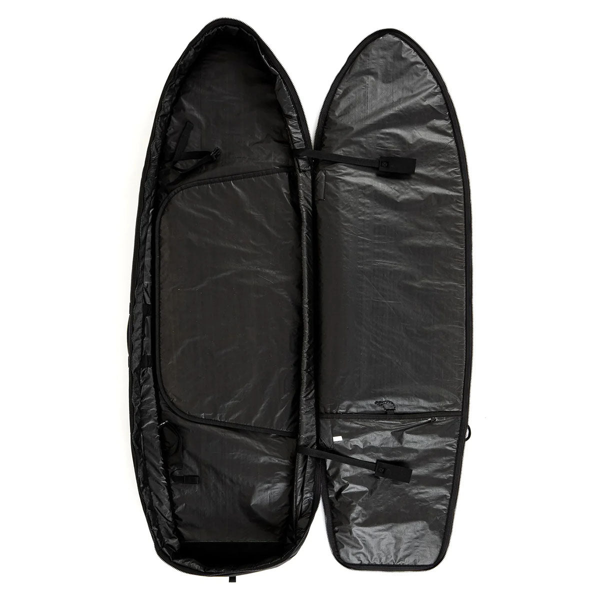 Creatures of Leisure Triple DT2.0 Shortboard Boardbag Black-Silver 7ft1in