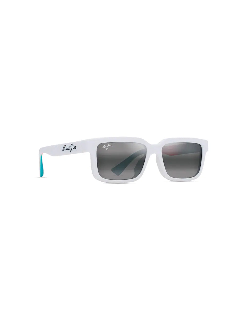 Maui Jim Hiapo Polarized Sunglasses MatteWhite Grey