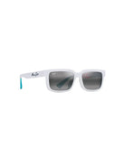 Maui Jim Hiapo Polarized Sunglasses MatteWhite Grey