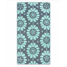 Sand Cloud Turkish Beach Towel Calico FloridaTeal Regular