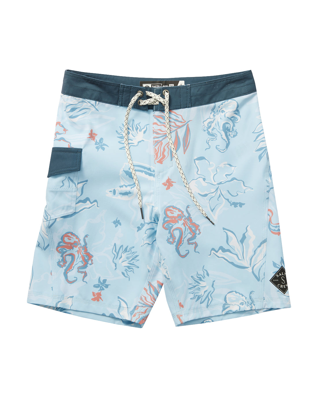 Salty Crew Lowtide Boys Boardshort LightBlue 23