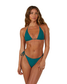 Salty Crew Sea Farer Tie Side Bikini Bottom Kelp L