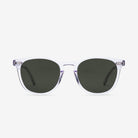 Electric Oak Polarized Sunglasses Crystal Grey Round