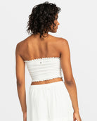 Roxy Warm Waters Eyelet Tube Top WBK0 L