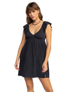 Roxy Luna Flutter Sleeve Mini Dress KTA0 XS
