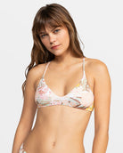 Roxy Playa Paradise Triangle Bikini Top WBK6 M