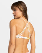 Roxy Playa Paradise Triangle Bikini Top WBK6 L