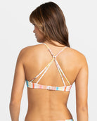 Roxy Playa Paradise Triangle Bikini Top WBK6 L