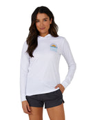 Salty Crew Sundown Hooded Sun Shirt White M