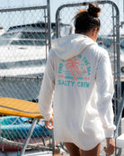 Salty Crew Good Times Hooded Tech Tee VintageWhite L