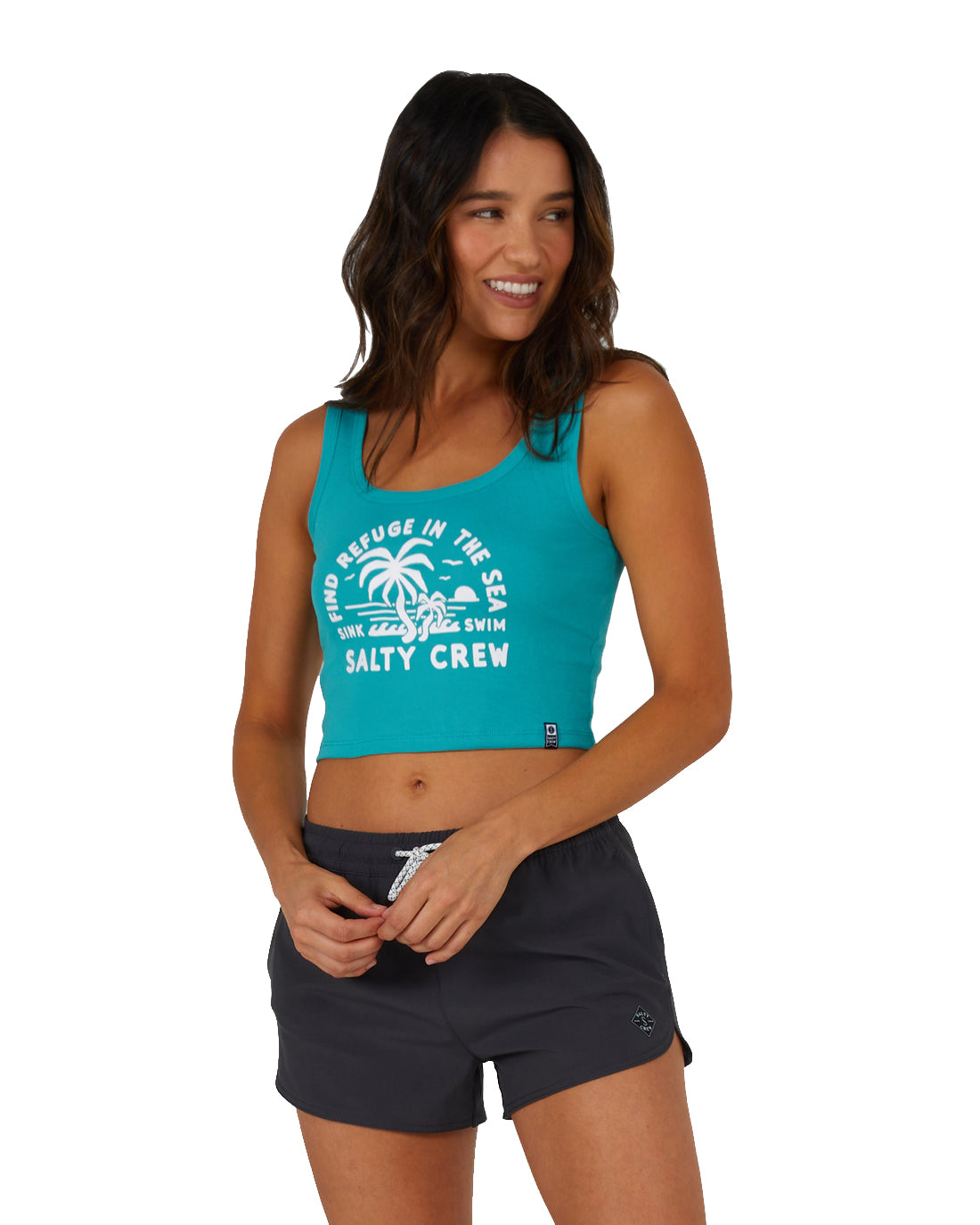 Salty Crew Good Times Tank SeaGreen M