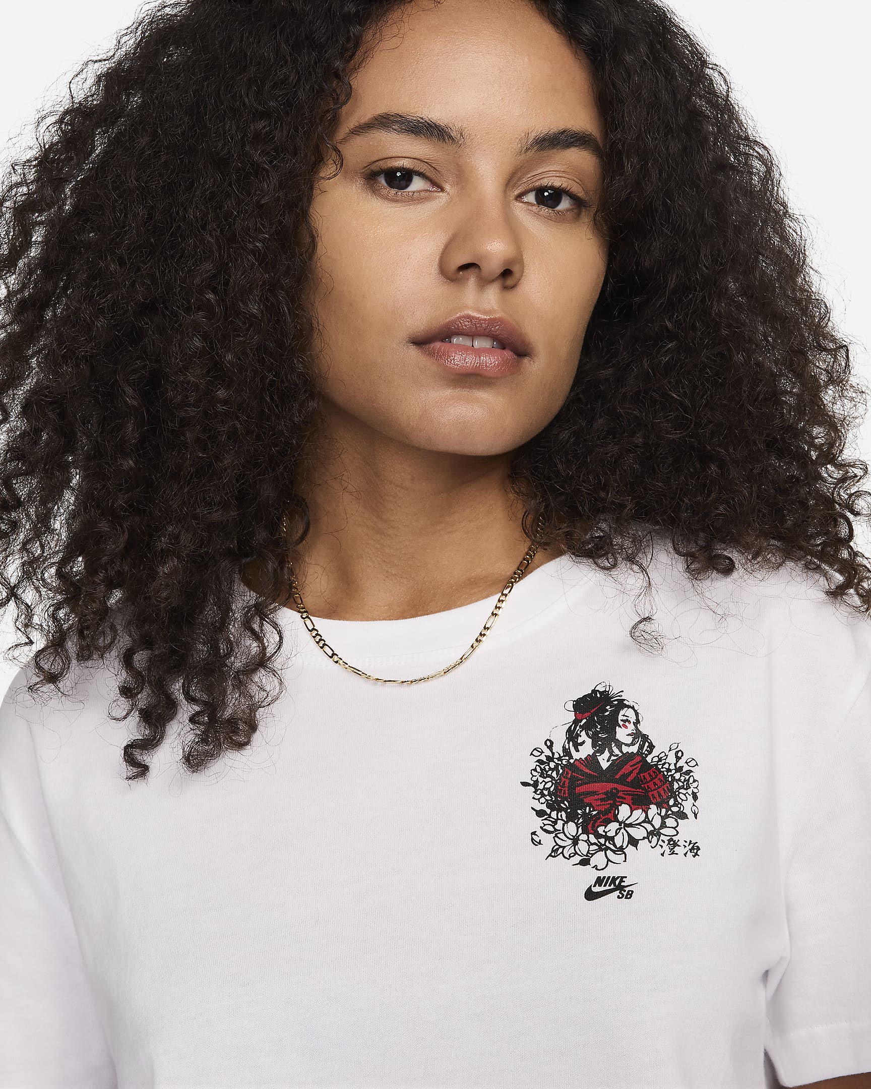 Nike SB Womens Sky Crop SS Tee 100 XS