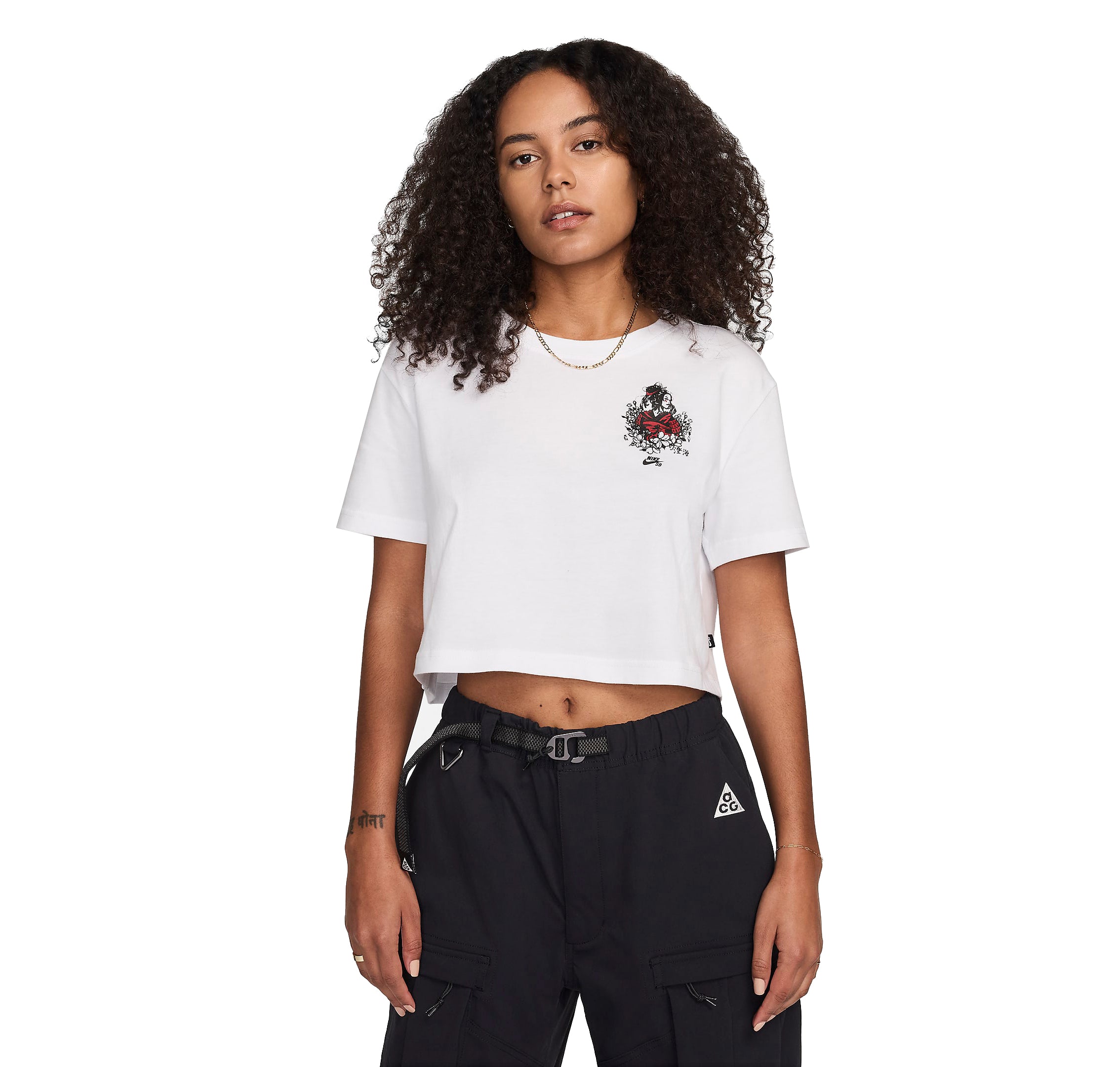 Nike SB Womens Sky Crop SS Tee 100 S