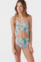 O'Neill Janis Floral Cinched One Piece MUL 14