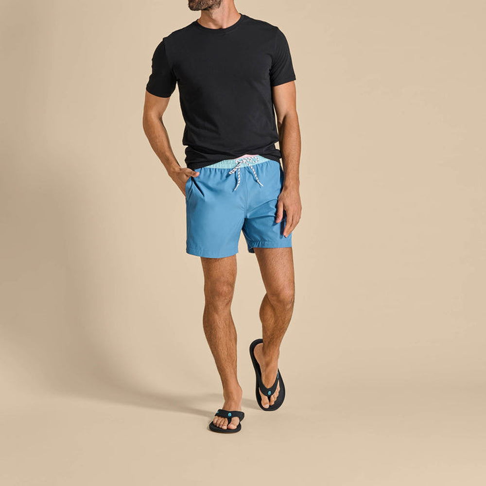 Olukai Ki i Mens Sandal LR5G-Lava Rock-Bold Blue 12