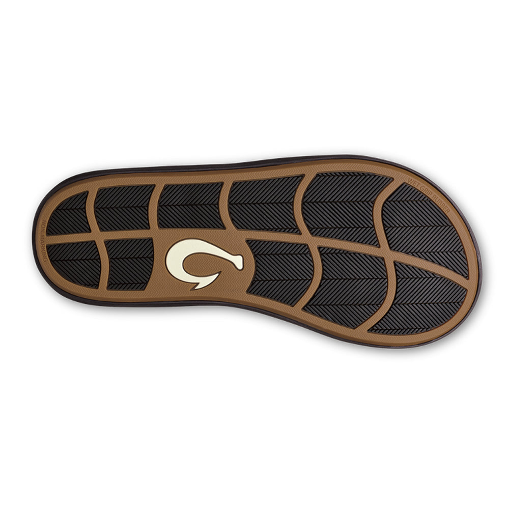 Olukai Ki i Mens Sandal LR5G-Lava Rock-Bold Blue 12