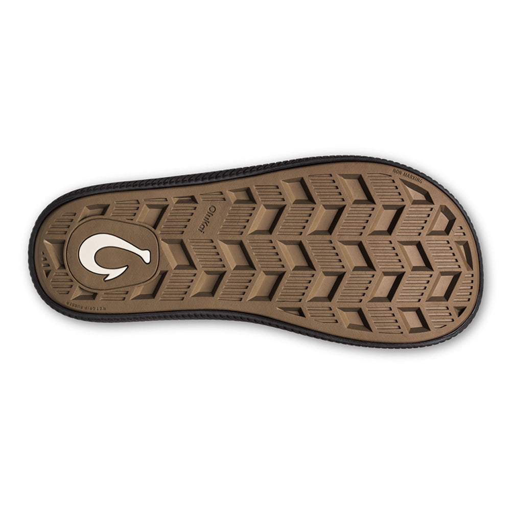 Olukai Ulele Mens Sandal BFLR-Blue Fog-Lava Rock 11