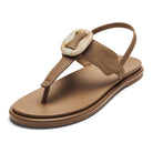 Olukai La I T-Bar Womens Sandal 3434-Tan-Tan 11