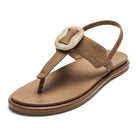 Olukai La I T-Bar Womens Sandal 3434-Tan-Tan 6
