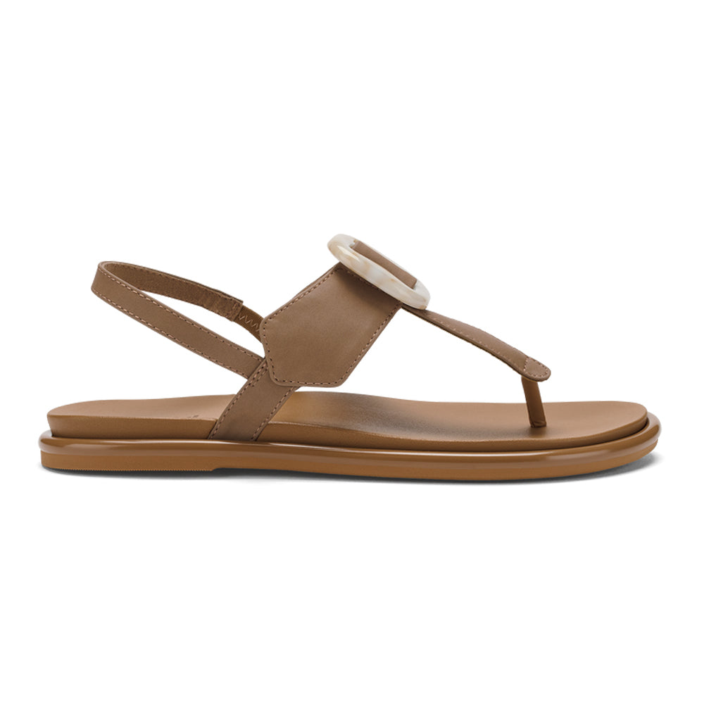 Olukai La I T-Bar Womens Sandal 3434-Tan-Tan 8