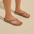 Olukai Lei Womens Sandal 3434-Tan-Tan 9