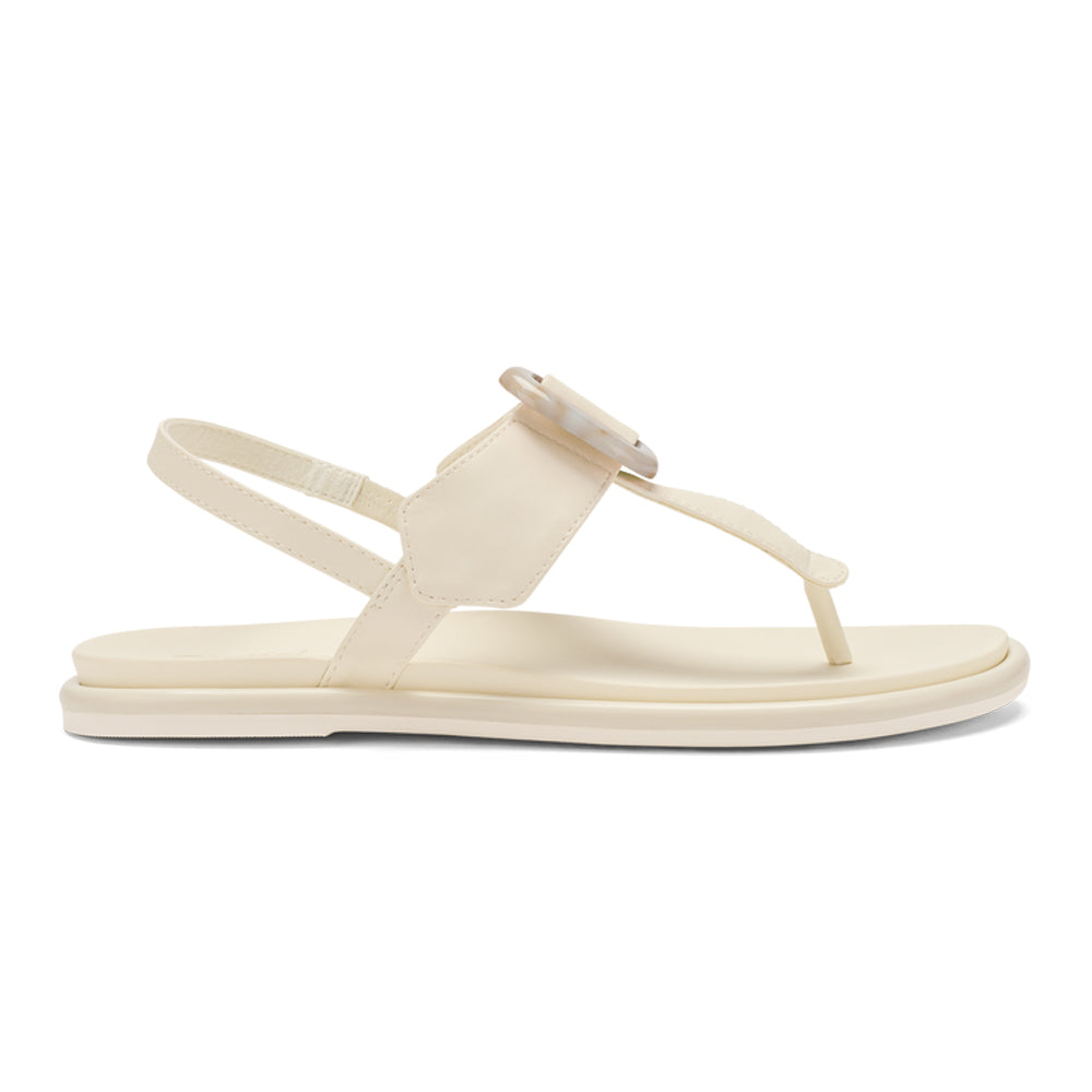 Olukai La I T-Bar Womens Sandal WSWS-White Sand-White Sand 6