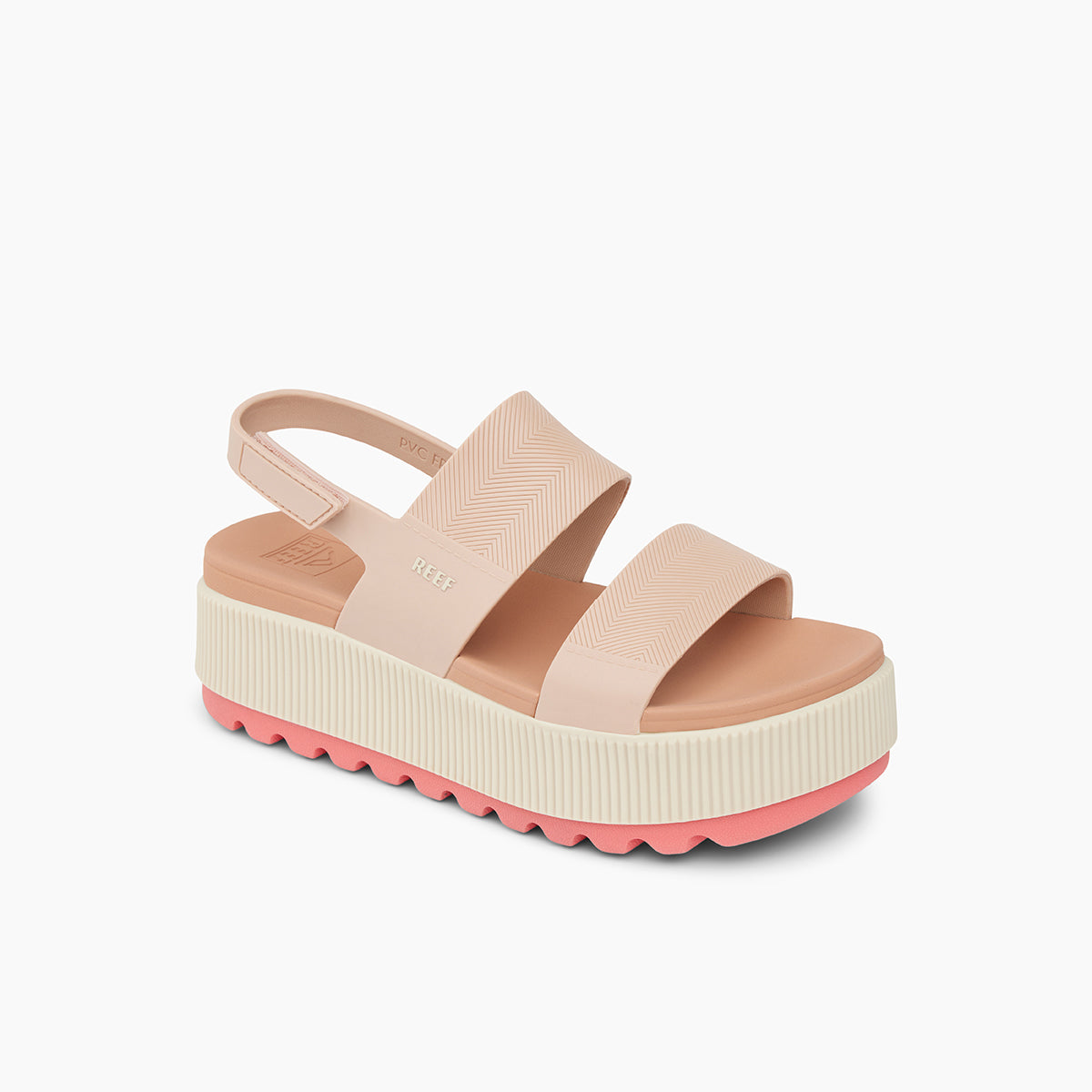 Reef Water Vista Higher Womens Sandal Sunset Coral 9