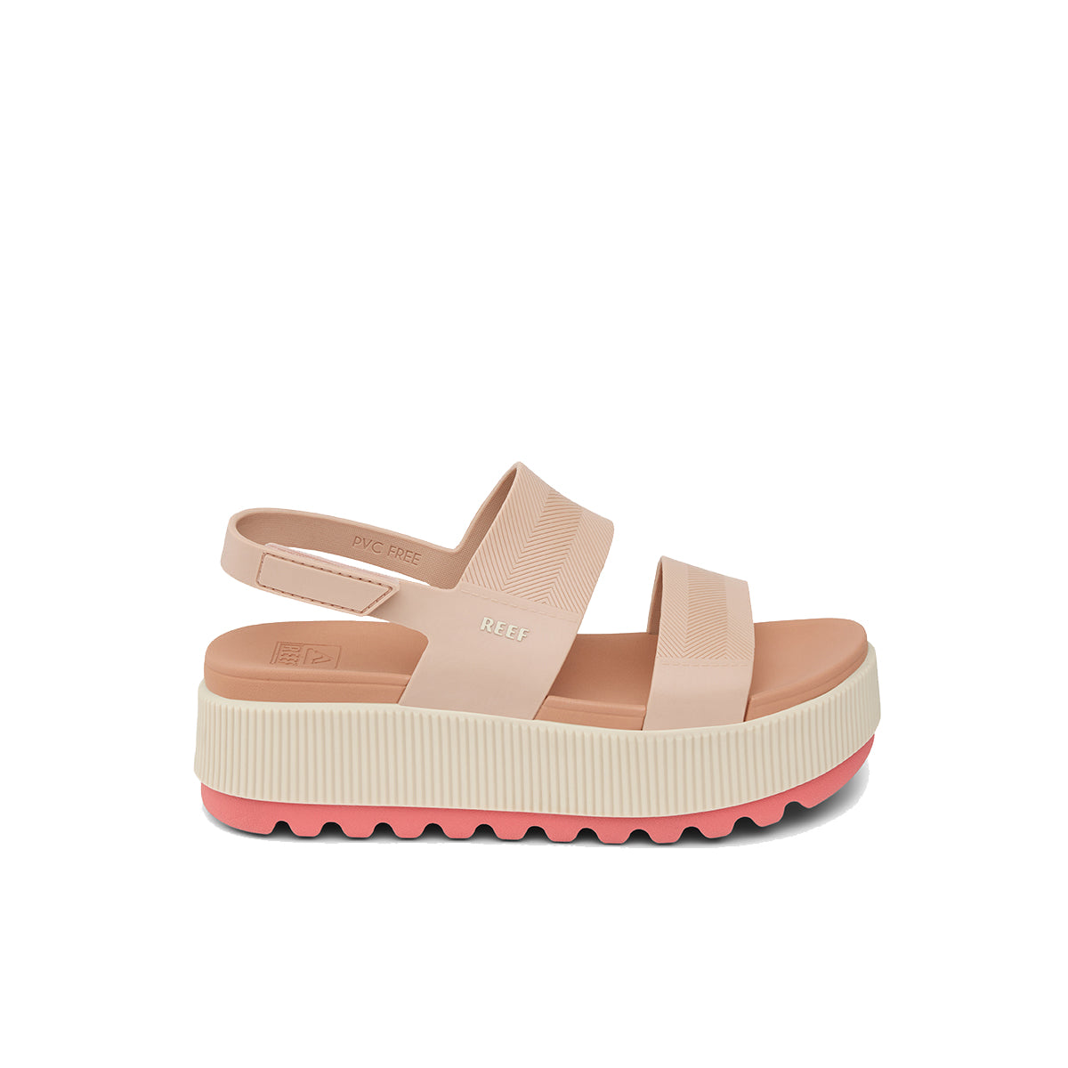 Reef Water Vista Higher Womens Sandal Sunset Coral 6