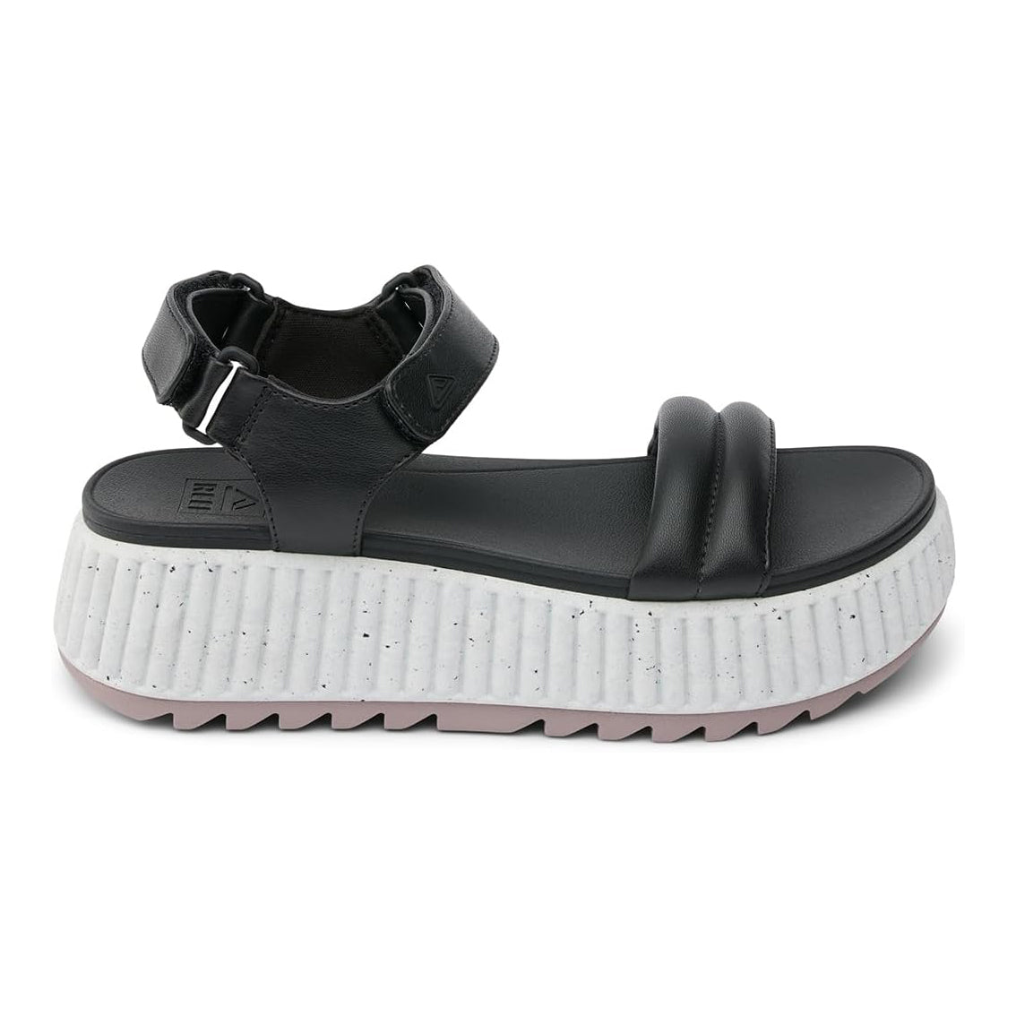 Reef Vista Higher Raya Womens Sandal Black-White 10